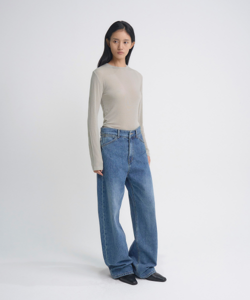 Curve Leg Denim_Blue-VN25W012