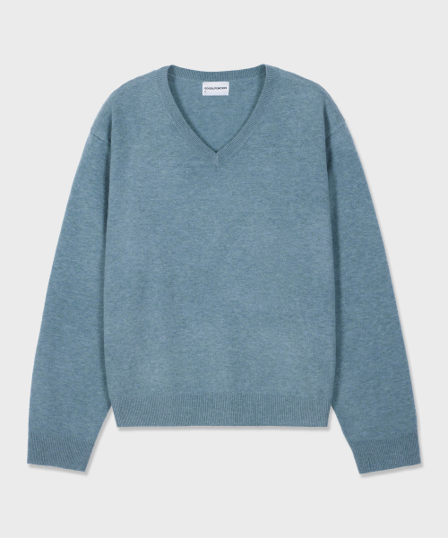 Unisex Soft Vneck Knit Mint