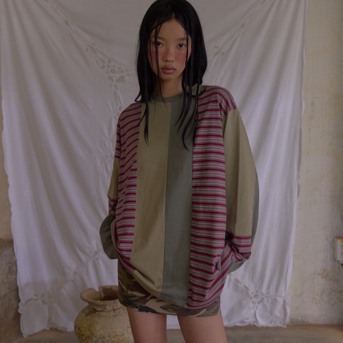 Re Work Overfit T-shirt / Khaki
