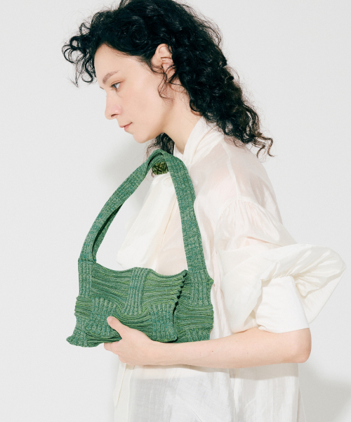 Bow Flap Bag Water Lilies