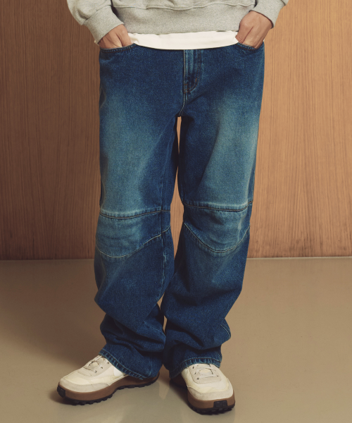 BIKER DENIM PANTS
