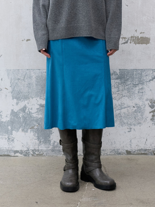 Suede Midi Skirt VW6AS980_2color