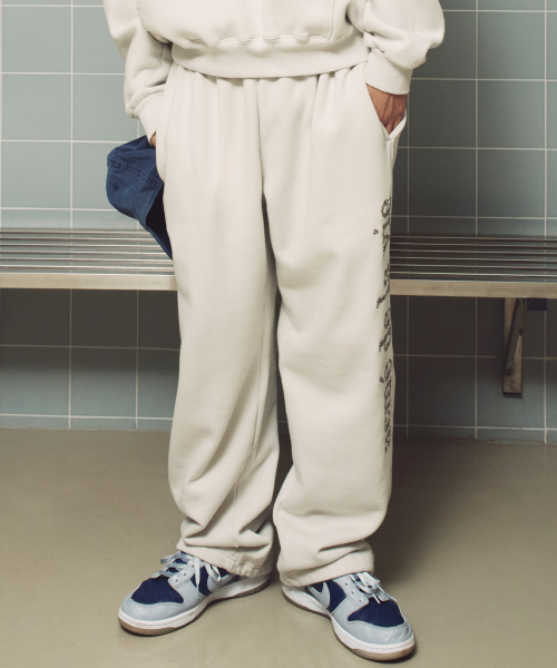 NOISY EMBO BASIC LOGO NAPPING PANTS