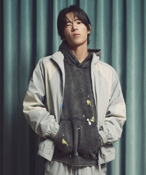NYLON COLOR BLOCK JACKET