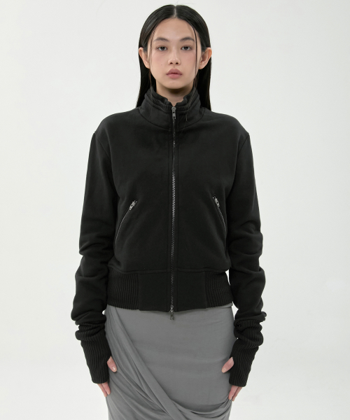 플레어업 Structured Zip Jacket (FL-055_Black)