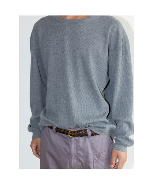 [Unisex] 90S Waffle Top Grey (TA6741U013)