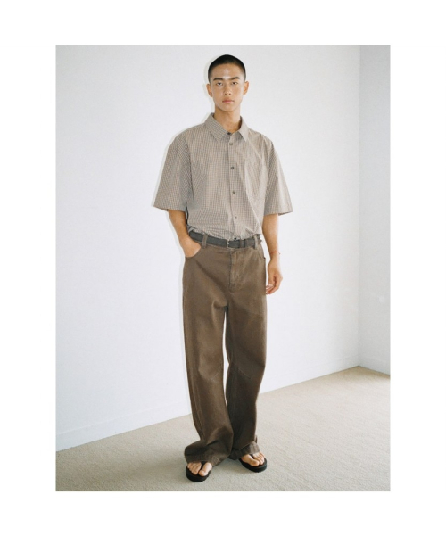 [Unisex] Sidogras HSleeve Shirt Brown (TA6765U01D)