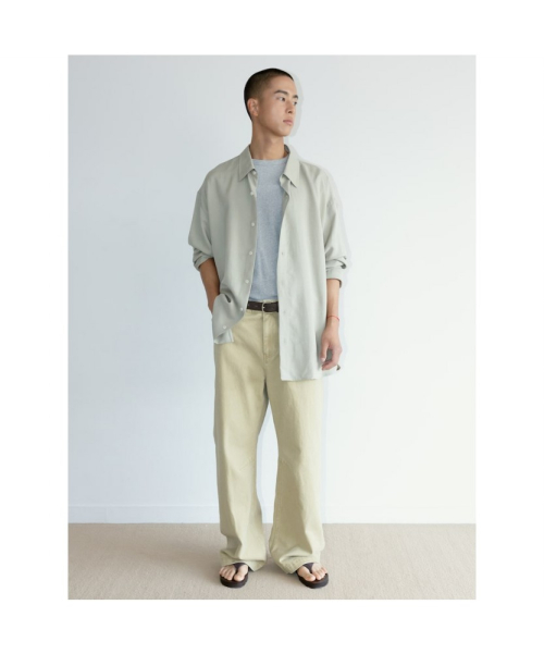 [Unisex] Viscose Classic Shirt Beige (TA6764U02A)