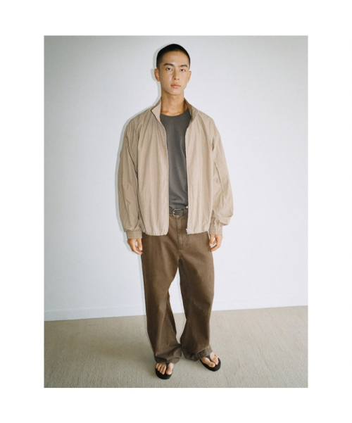 [Unisex] Classic Nylon Jumper Beige (TA6739U02A)