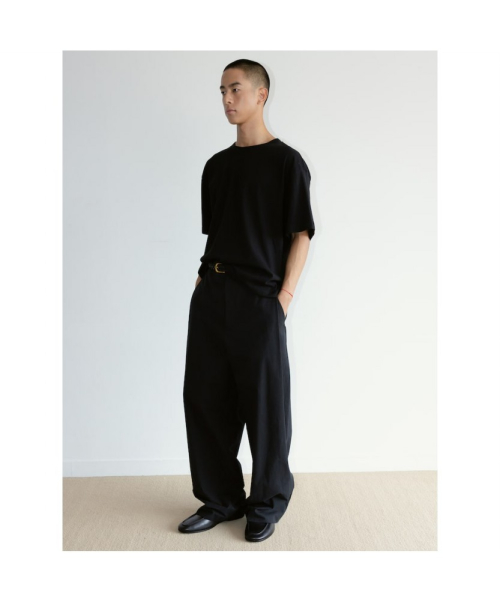 [Unisex] Classic Tuck Pants Black (TA6721U035)