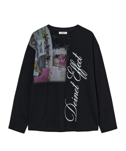 DIGITAL VINTAGE LONG SLEEVE IN BLACK