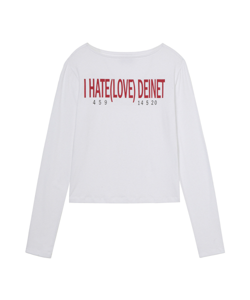 I HATE LONG SLEEVE IN WHITE