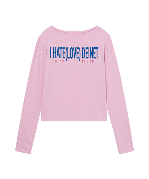 I HATE LONG SLEEVE IN PINK