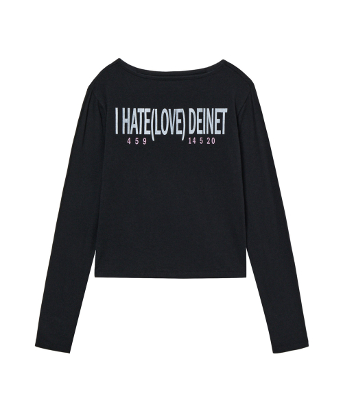 I HATE LONG SLEEVE IN BLACK