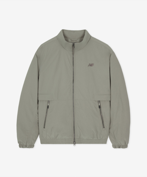 NBNQG41923 / UNI 헤리티지 스텐드넥 패딩 자켓 (G/BEIGE)