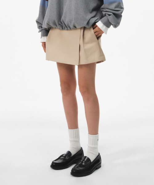 CAMI SKIRT PANTS (BEIGE)