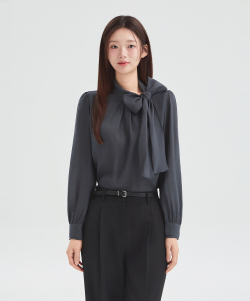 Ribbon Tie Blouse RMBLG4TS12
