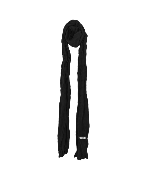 페리 크링클 스카프_블랙 Ferry Crinkle Scarf_Black