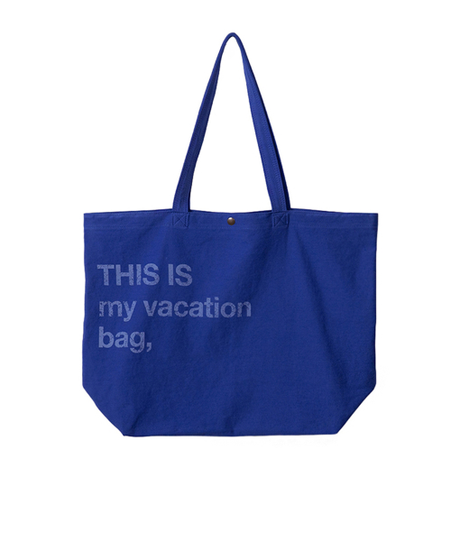 베케이션스팟 T.I.M Tote Bag Blue