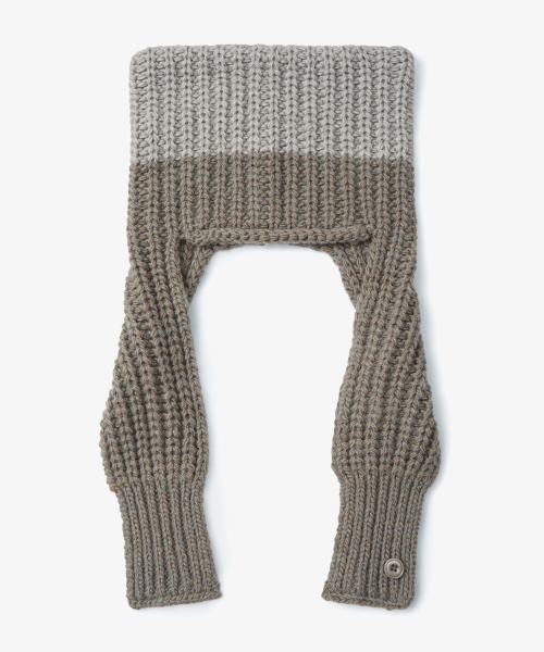 BULKY SQUARE BEANIE [OLIVE]