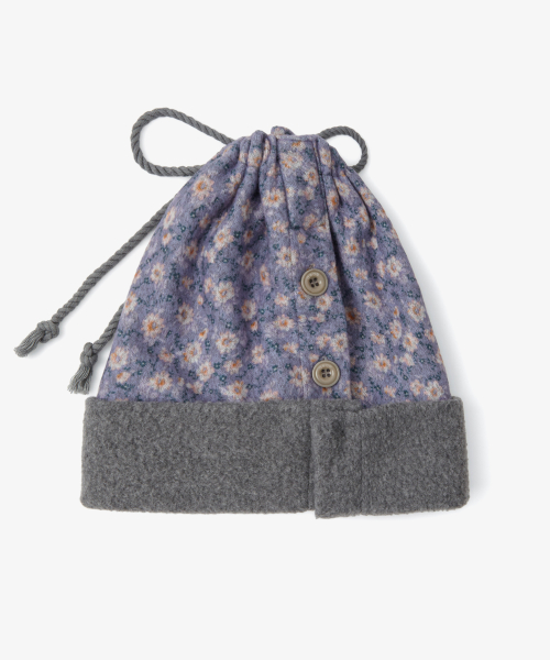FLEECE NECK WARMER BEANIE [PURPLE]