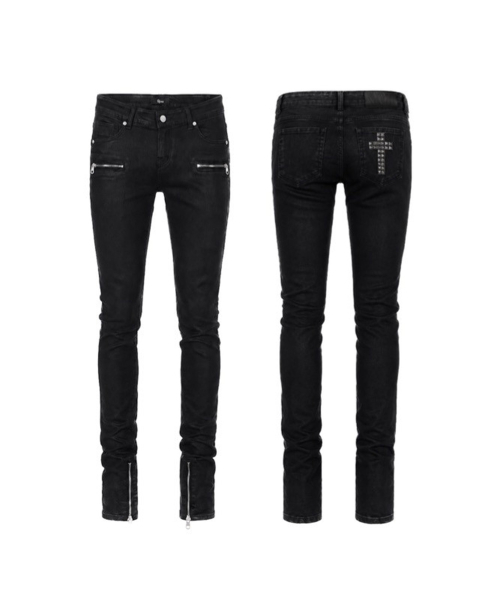 쿄이 ZIP SKINNY(BLACK)