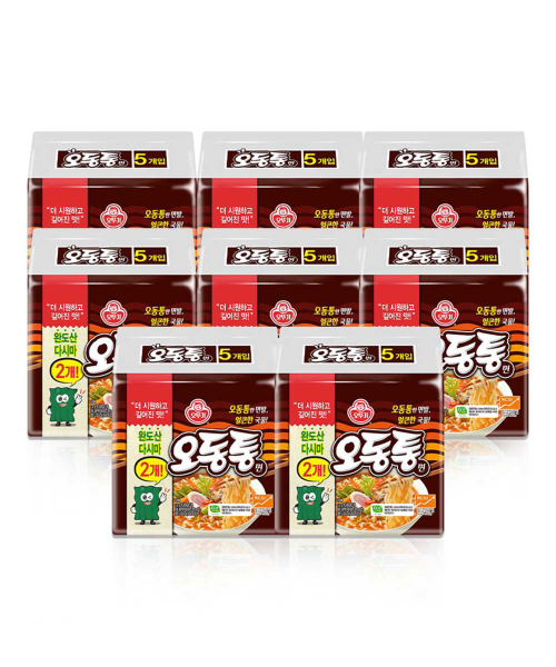 오뚜기 오동통면 40개입 (5개입번들 x 8개)