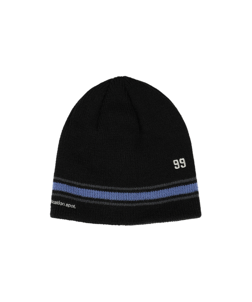 Stripe 99 Beanie Black