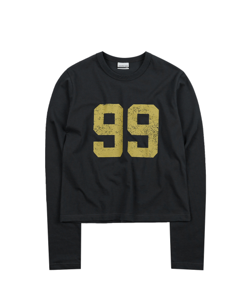 99 Long Sleeve Tee Charcoal