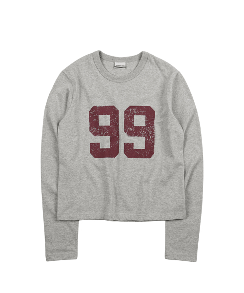 99 Long Sleeve Tee Gray