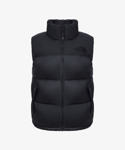 NV3NS70B 남성 눕시 온볼 패딩 베스트 REAL BLACK