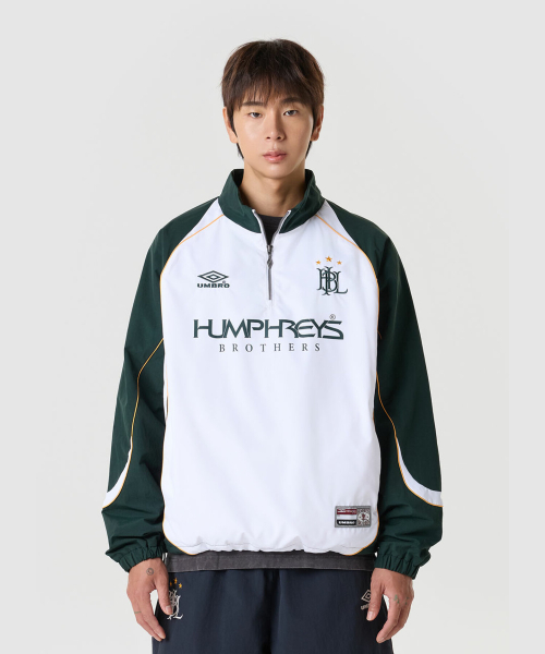 엄브로 HBL 네오 브릿 스탠넥 아노락 그린 UR321CWT96