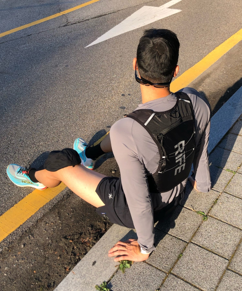 러닝라이프 멀티포켓 러닝 베스트 조끼 (블랙)