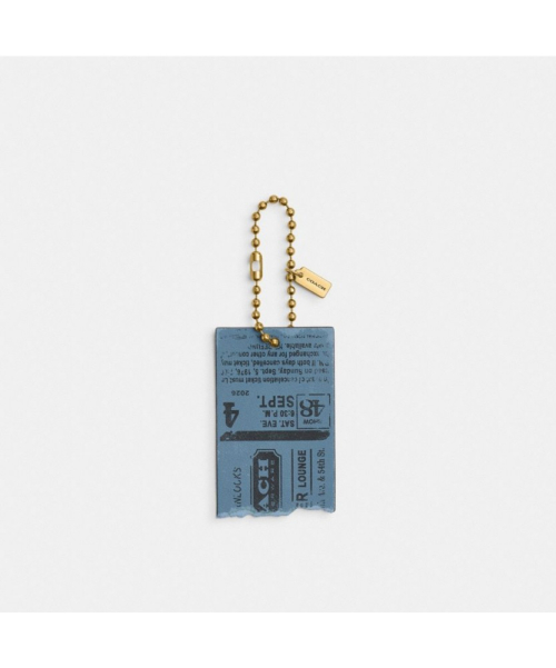 코치 턴락 콘서트 티켓 백 참 CHQ96 B4/IN