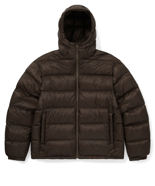 Skogar Hooded MID Down Jacket Brown