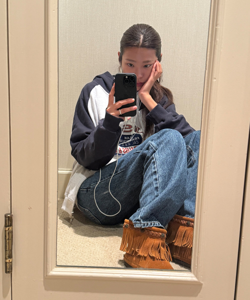 Dusty Raglan Hoodie_Light Melange