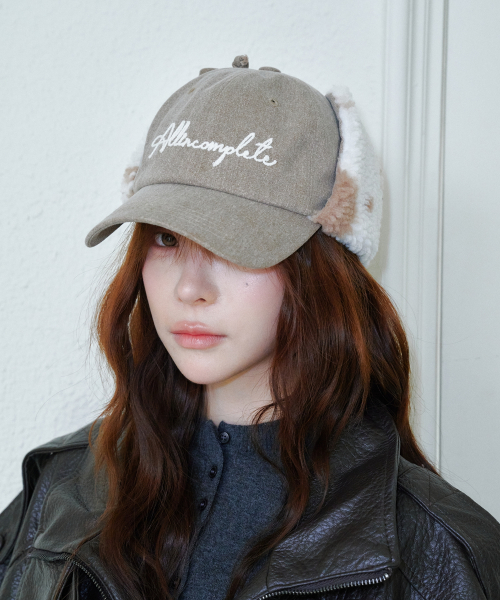 Dalmasian Earflap Cap (Brown)