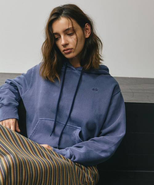 A Pigment Hoodie (Navy)