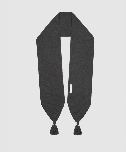 Wholegarment 100 Wool Mufflers (Charcoal)