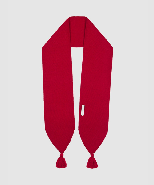Wholegarment 100 Wool Mufflers (Red)