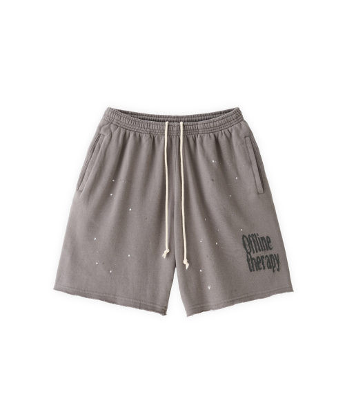 Tuewid relaxed light-fleece sweatshorts in gray offline therapy
