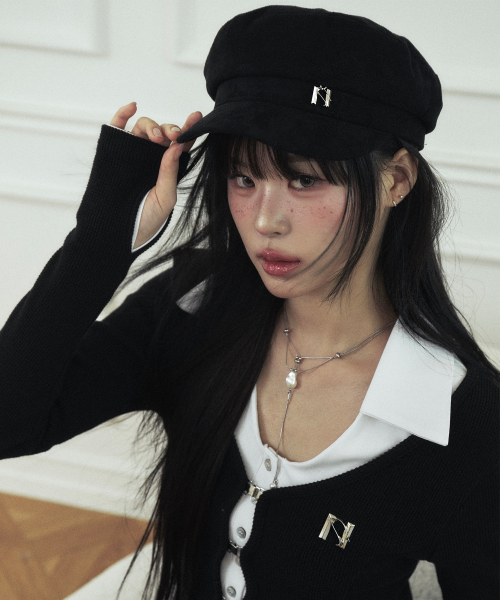 Dear Suede Cap Black