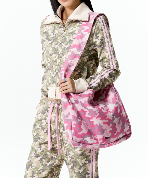 CHERRY CAMO ECO BAG(LIGHT PINK)