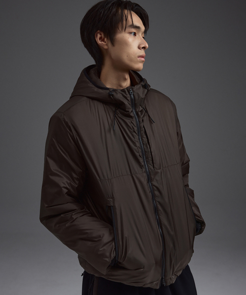 TORAY PRIMALOFT Functional Hooded Jacket Khaki IEJU6F201K2