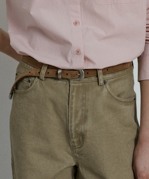 western belt (20mm) - brown