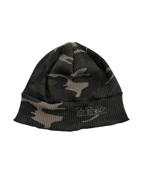 Waffle Logo Beanie Camo Khaki[TRACK 005]