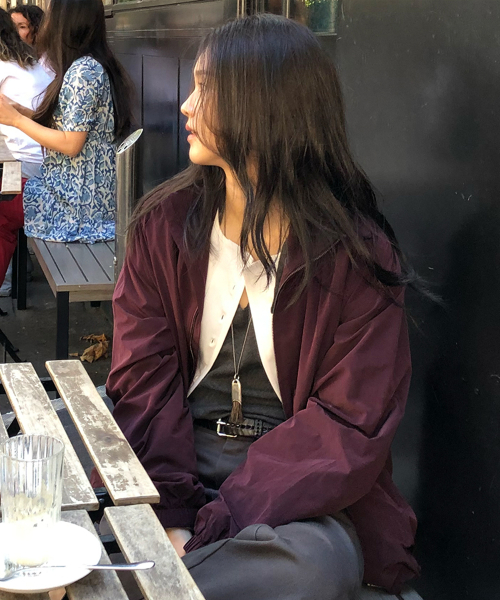 AUTUMN DRIVE WINDBREAKER (WINE)