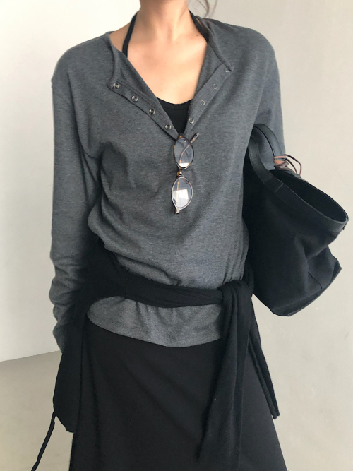 Open Snap Long Sleeve (3C)