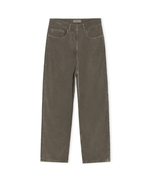 Garment Dyed Corduroy Pants, Mocha