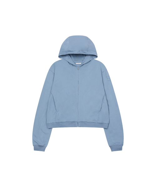 BCG ZIP-UP HOODIE BLUE